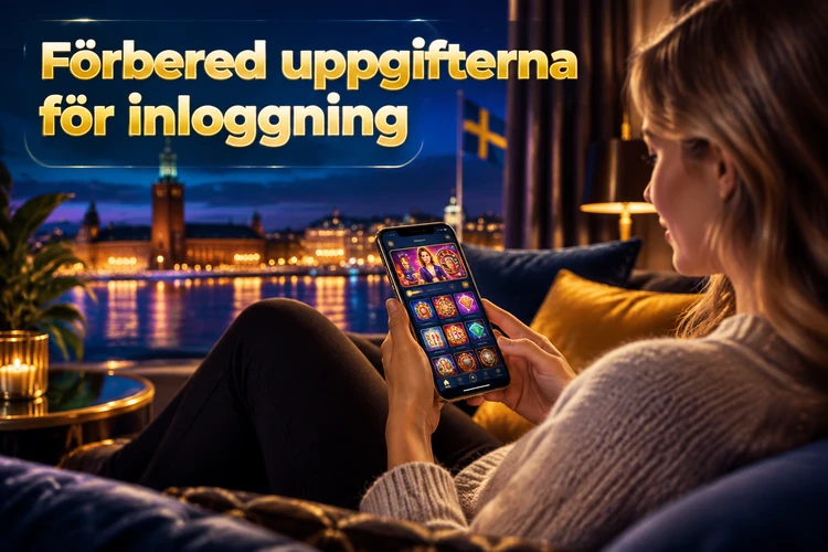 Förbered uppgifterna för inloggning